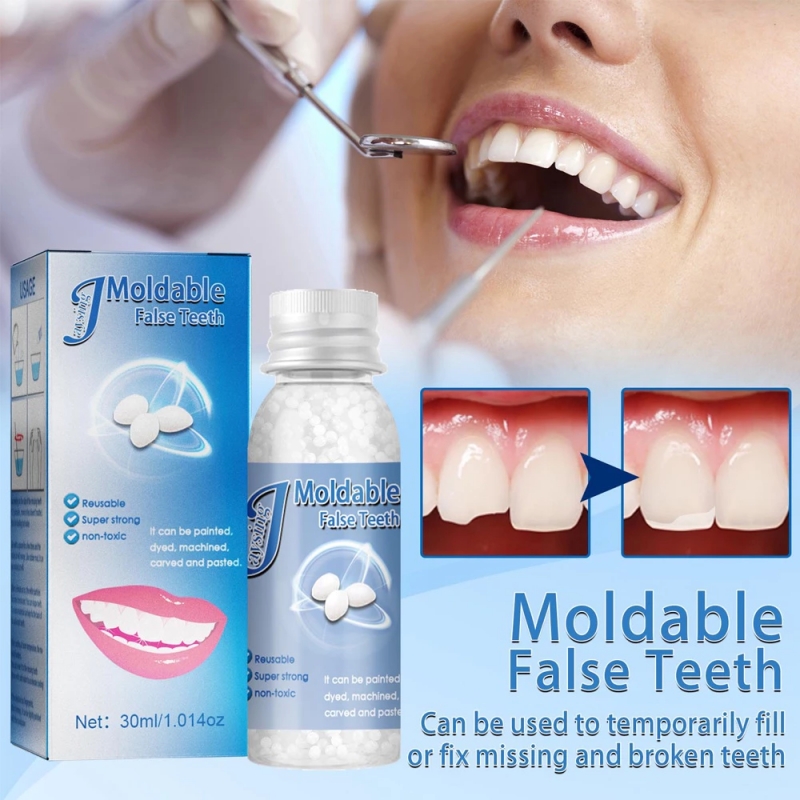 BUY 2 TAKE 3 Teeth Temporary Tooth Repair Kit Filling Solid Gel 30ml Denture Adhesive FreeShipping BUY 2 TAKE 3 Teeth Temporary Tooth Repair Kit Filling Solid Gel 30ml Denture Adhesive FreeShipping